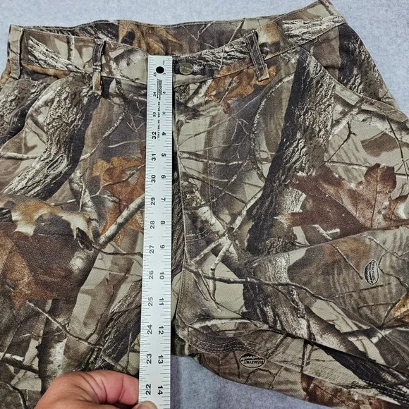 Carhartt B158 CMO RealTree Camo Men's Dungaree 36x34 Canvas Pants Carpenter